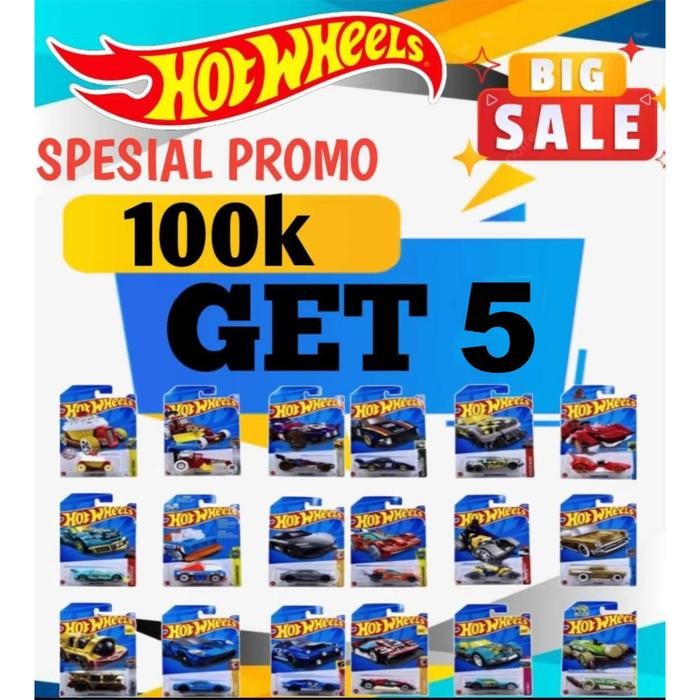 Hotwheels Murah Grosir Lot Terbaru / Hot Wheels Random Minimal 5Pcs