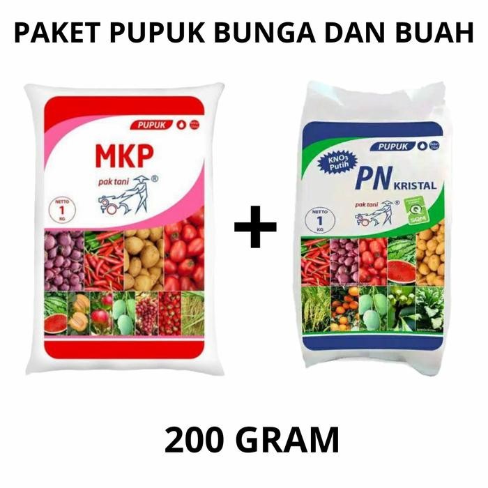 RJ Pupuk Pembuahan MKP Dan KNO3 Putih Mempercepat Pembungaan Anti Rontok