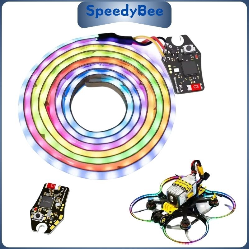 IMPORT SpeedyBee Bee35 Meteor LED V2 - Programmable RGB Lighting for FPV Drones, Betaflight