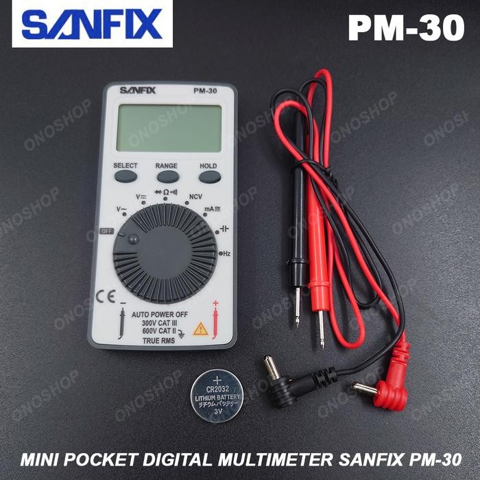 Mini Pocket Digital Multimeter Sanfix PM-30