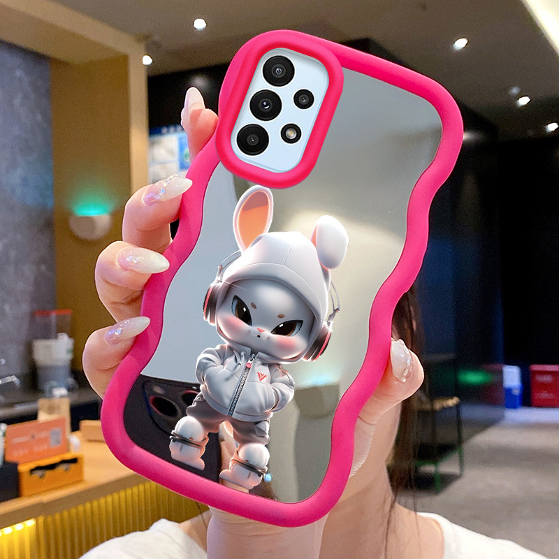 Casing Untuk Samsung A23 4G A23 5G F23 5G M23 5G Case Casing Mesin kelinci Pola HP Cesing Macaron Ka