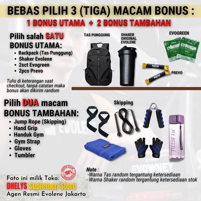 smql- Evolene Isolene Strawberry Whey Protein Isolate Susu Protein 50 Sachet