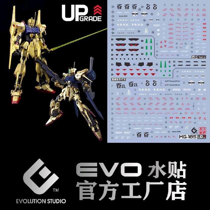 MG HYAKU SHIKI VER. 2.0/HYAKU SHIKI KAI WATER DECAL EVOLUTION MONSTER