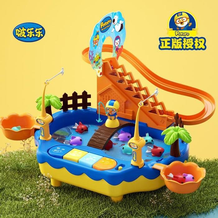 Promo Mainan Kado Anak Toys Mainan Anak Pororo Fishing Pancing Ikan Mainan Edukasi
