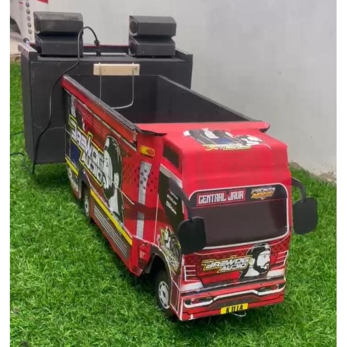(MURAH) Miniatur Truk Oleng Sound system Bluetooh Miniatur Truk Horeg Brewog Audio