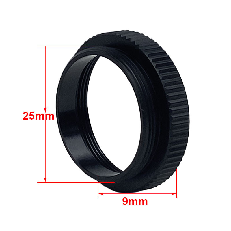 Microscope Lens C Mount Extension Simul-focal Trinocular Adapter Ring 25mm Stereo Industrial Microsc