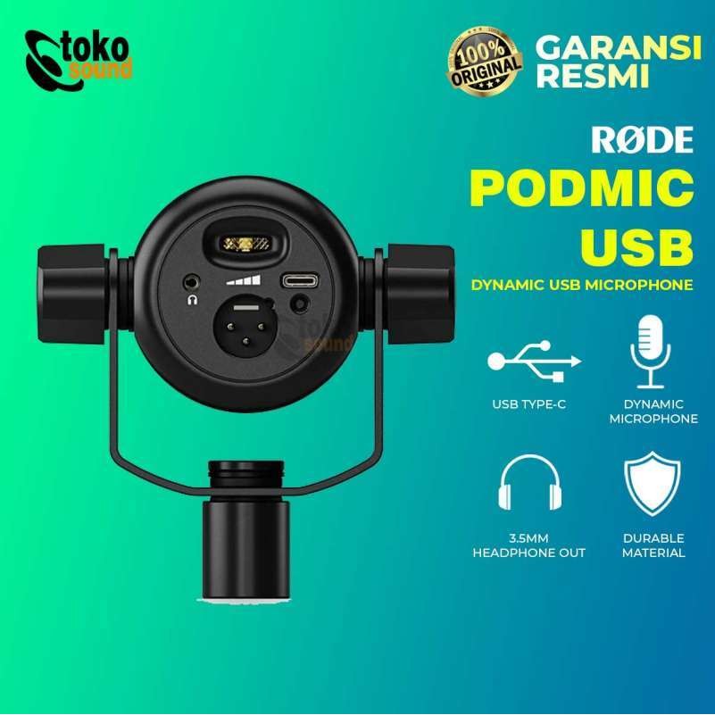 RODE PODMIC USB Versatile Dynamic Broadcast USB Microphone