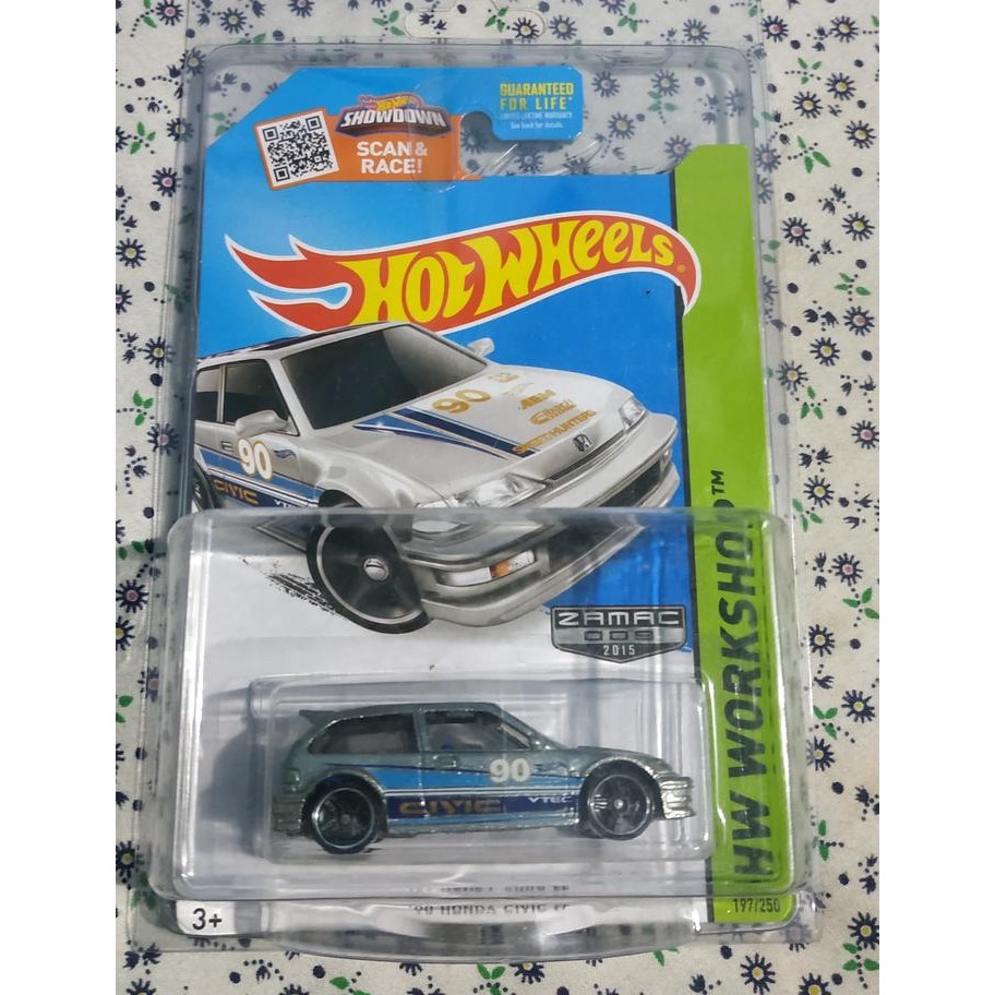 HOTWHEELS CIVIC EF ZAMAC KODE 966