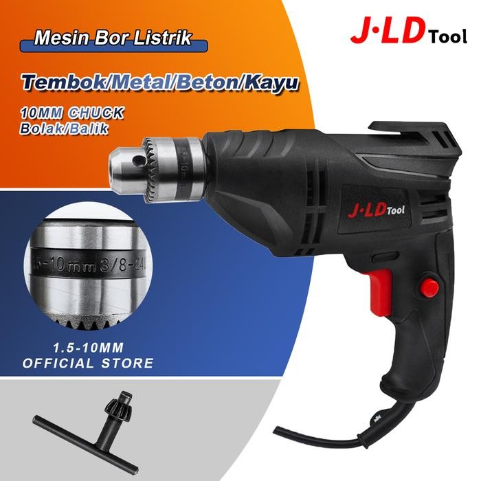 Milwaukee Power Tools - Jld Mesin Bor Listrik Bolak Balik Uk.10Mm Bor Tangan Listrik 380W Bor Beton