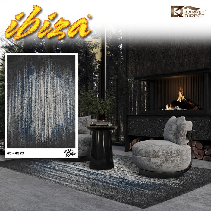 [Karpet Direct] Ibiza Karpet (Biru) 167x225 cm- Kode 45-4597