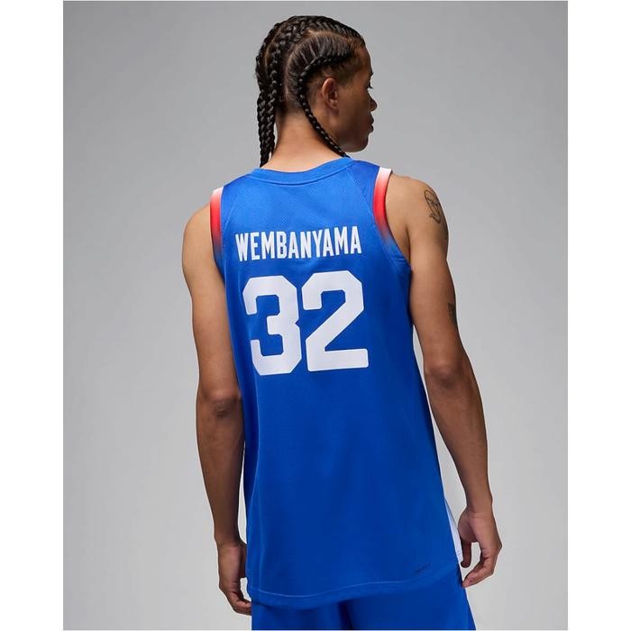 $110 Jersey Original Basket Jordan Swingman France Wembanyama NBA San Antonio Spurs