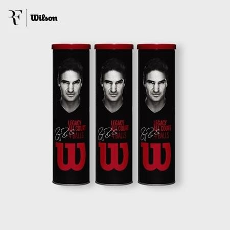 [BUY 1 GET 3 CANS] Wilson RF Roger Federer Legacy Tennis Ball - WRT11990M