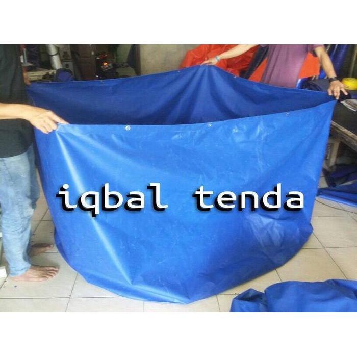 terpal kolam bundar