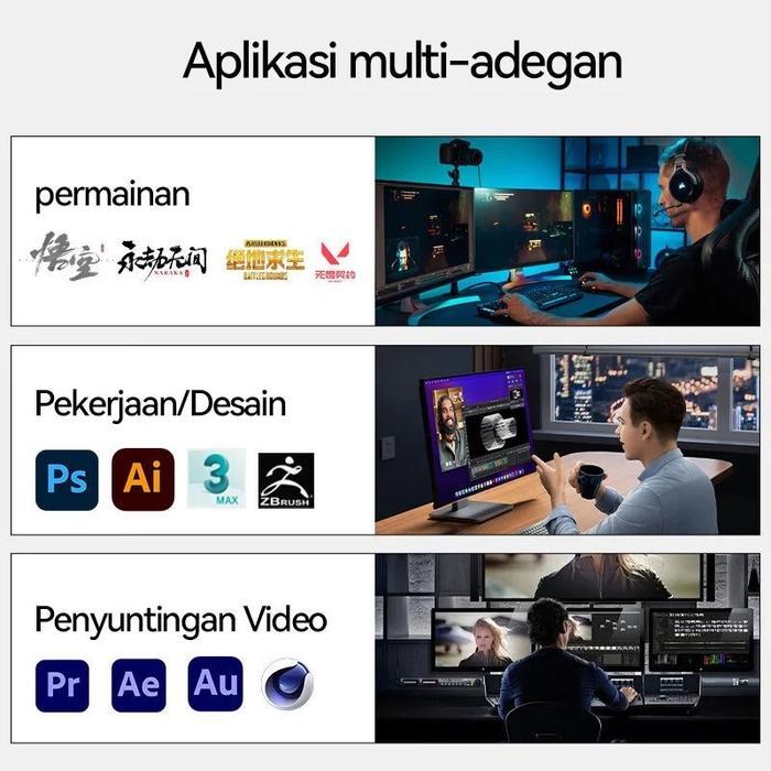 PC GAMING RTX3060 GAMING FULL SET PROSESOR INTEL E5 2673 V3 RAM 32GB SSD 512GB VGA NVIDIA RTX3050TI
