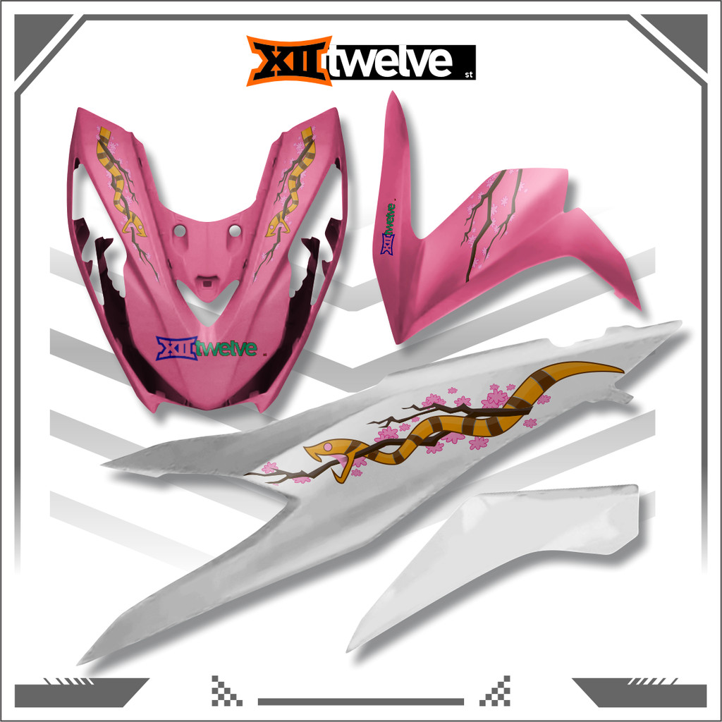 STRIPING TRANSPARAN HONDA BEAT DELUXE ULAR LIVERY MOSTWANTED