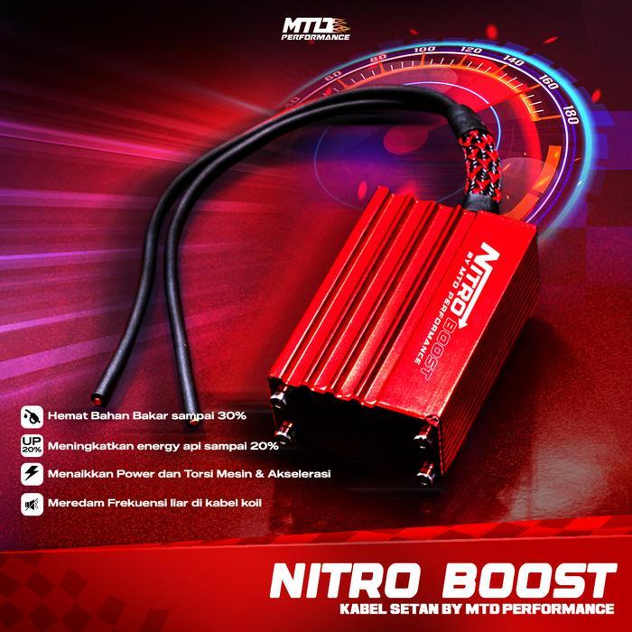 Nitro Boost Peningkat Performa Akselerasi Motor Iboost Racing Penguat Pengapian Anti Lemot