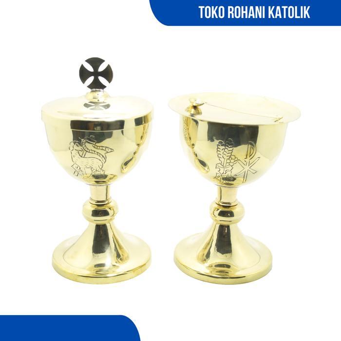 PIALA PERJAMUAN KATOLIK / PIALA KUNINGAN / PERALATAN MISA KATOLIK