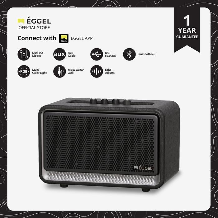 Eggel Home 3 Portable Bluetooth Speaker With Karaoke Function Terlaris