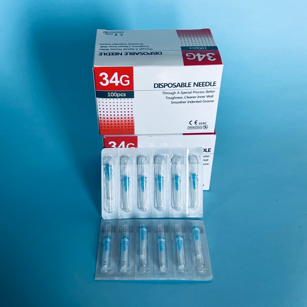 34G Painless Needle Safety Hand Tool Parts Disposable injection Needle 34g 1.5mm 4mm 6mm 13mm