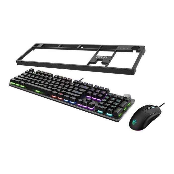 MSI FORGE GK320 GAMING RGB KEYBOARD WIRED MECHANICAL + MOUSE COMBO GK 320