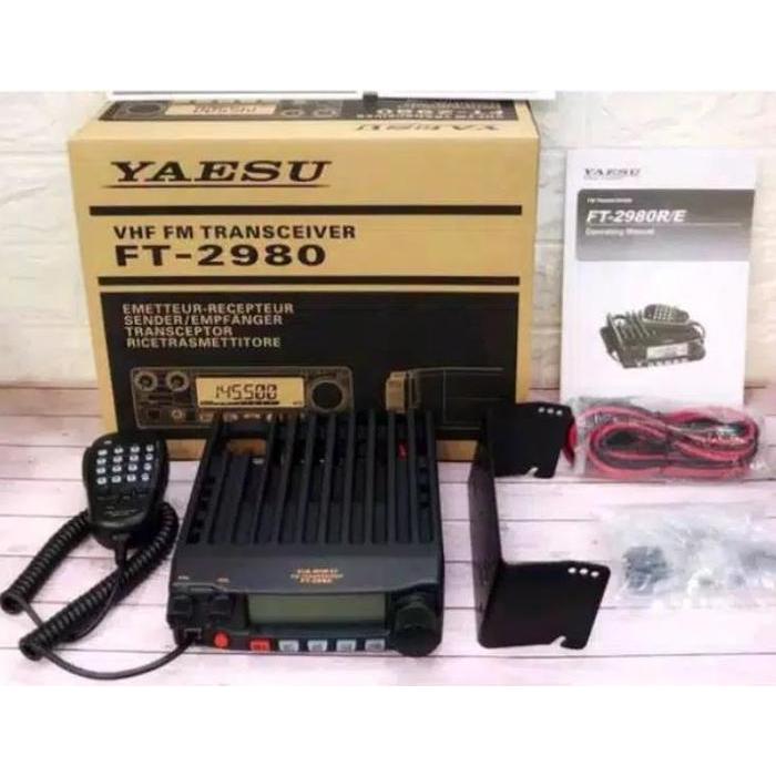 Terlaris Walkie Talkie Radio Rig Yaesu Ft 2980 2980R Ft2980 Ft-2980 Vhf New
