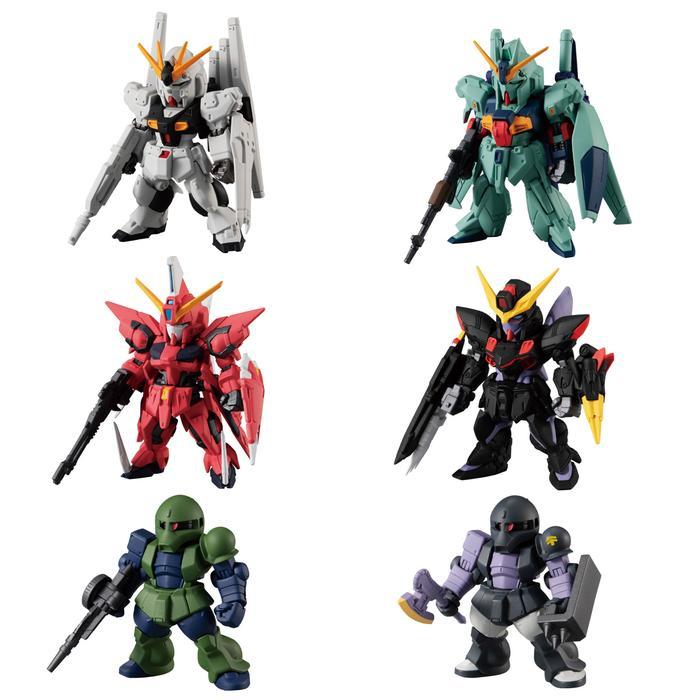 HOT SALE FW GUNDAM CONVERGE #21 NU GUNDAM RE-GZ CUSTOM AEGIS BLITZ ZAKU I BTS TERMURAH