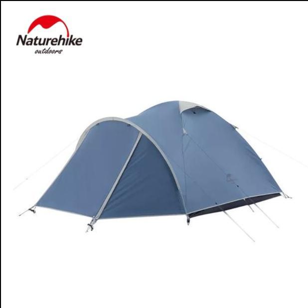 Tenda naturehike NH21ZP015 3P tent P-PLUS tenda camping 3 orang - blue