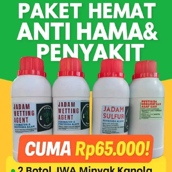 FLASH SALE PAKET SUPER HEMAT ANTI HAMA DAN PENYAKIT, 2 JWA, 1 JS DAN 1 ASAP CAIR