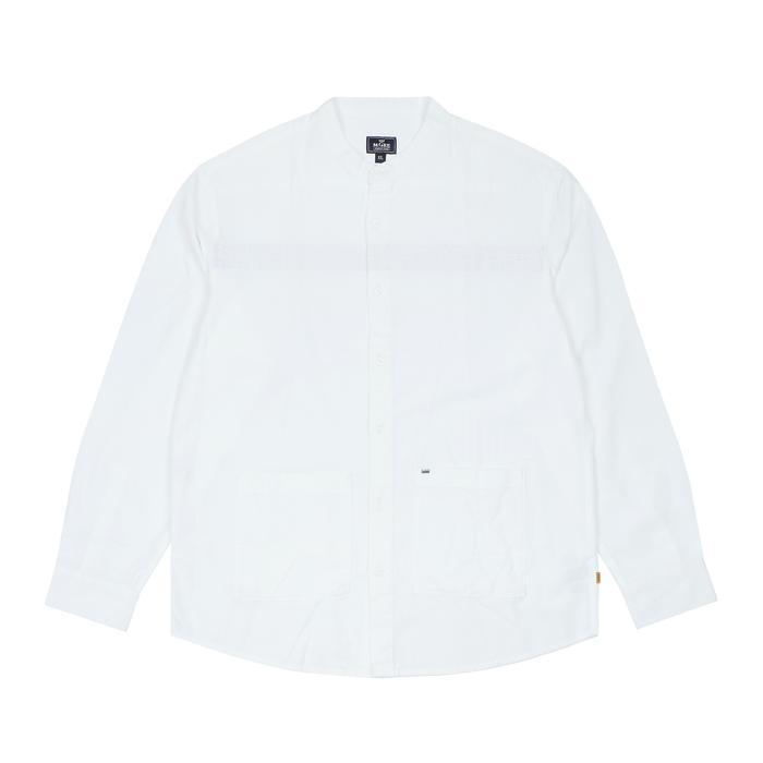 MGee Kemeja Koko Pria Mgee Baju Muslim Terbaru Autus C061 White