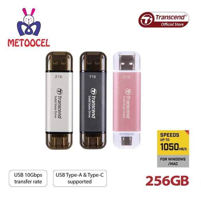 Transcend ESD310 256GB Portable SSD External USB-C 3.0 256 gb