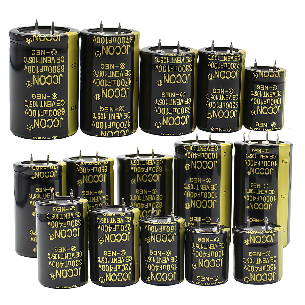 2pcs 35v 450v 63v 80v 100v 25 250v 200v 400v 10000uf 15000uf 22000uf 330uf 47000uf 6800uf JCCON Pow