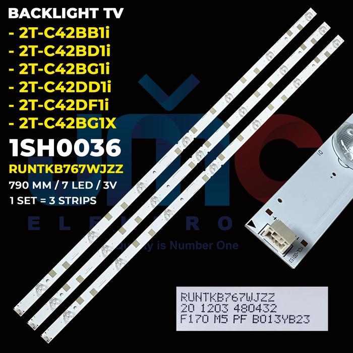 Cuci Gudang Backlight Tv 2T-C42Bb1I 2T-C42Bd1I 2T-C42Bg1I 2T-C42Dd1I 2T-C42Df1I 2T-C42Bg1X