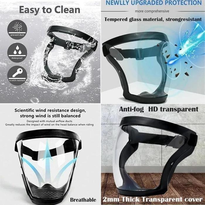 Masker Pelindung Wajah Percikan Debu Untuk Tenaga Kerja Perlindungan Tenaga Kerja Bukti Debu Masker