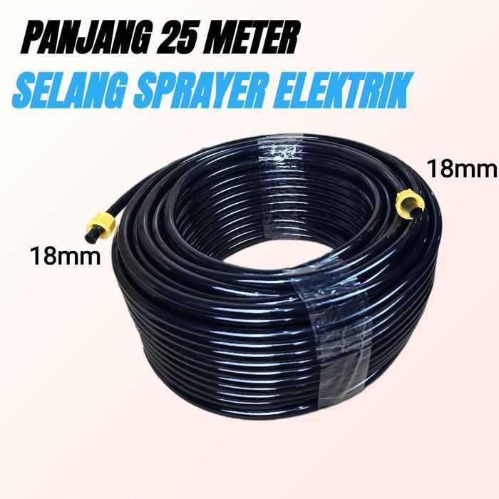 SELANG SPRAYER ELEKTRIK PANJANG VARIAN 25 METER 50 METER 100 METER HOSES IRIGASI MISTING SPRAYER
