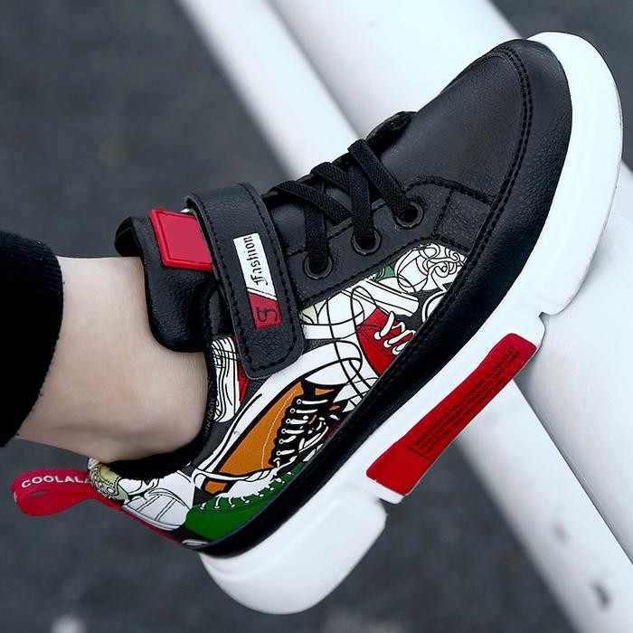 

Promo Sofeistore Sepatu Sneakers Warna Hitam Putih Motif Kartun Aneka Ukuran Untuk Anak Fashion