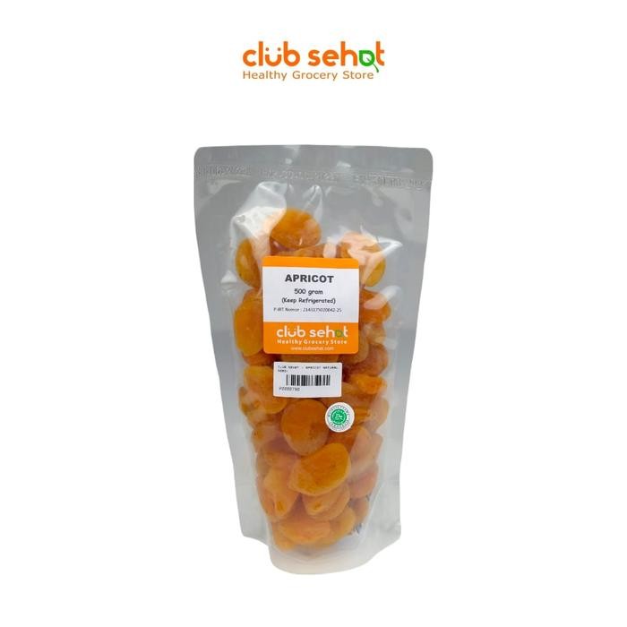

Mamiseler45 - Club Sehat Apricot Natural 500G - Buah Kering Sehat
