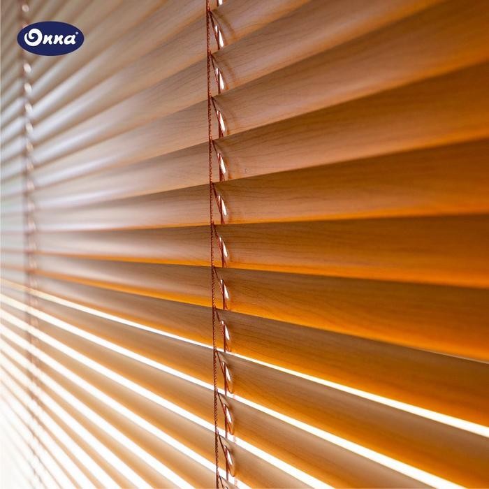ONNA Slimline Blind Gorden / Tirai Jendela Horizontal Aluminium (Ukuran Custom)