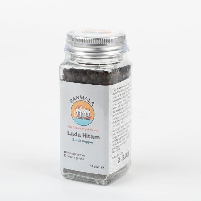 

Stok Baru Banmala Spice Lada Hitam Black Papper Premium 55gr Biji / Bubuk Kemasan Botol Kaca Jar