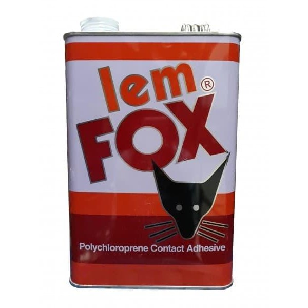 

LEM FOX KUNING2500 GRAM / LEM KUNING 2.5 KG UNTUK PEREKAT KULIT KARPET BUSA HPL VINYL PARQUET