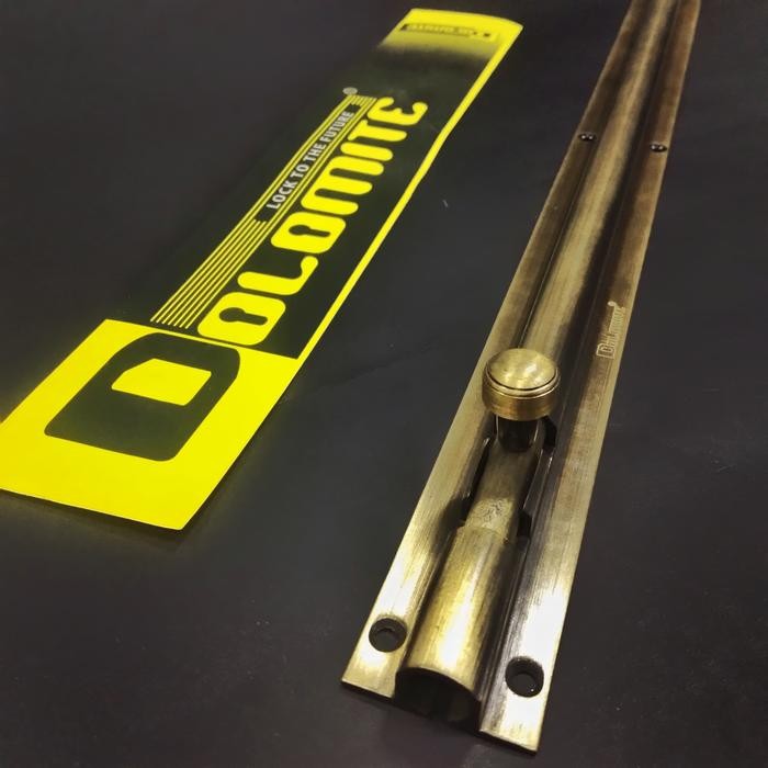 Grendel Slot Dolomite Antik Brass 24" Gr-2206