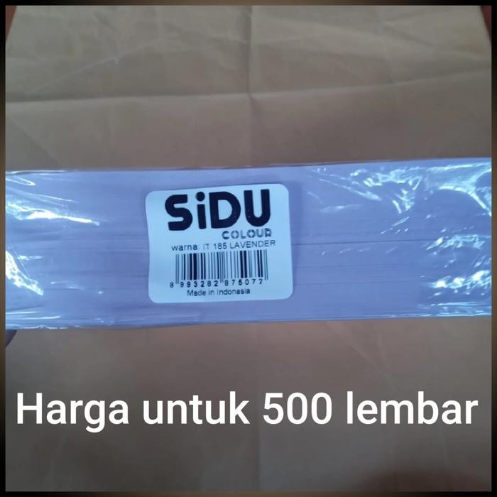 

NEW PRODUK SINAR DUNIA. KERTAS SPECTRA A4 80 GRAM. IT 185 LAVENDER. WARUNG ARA67