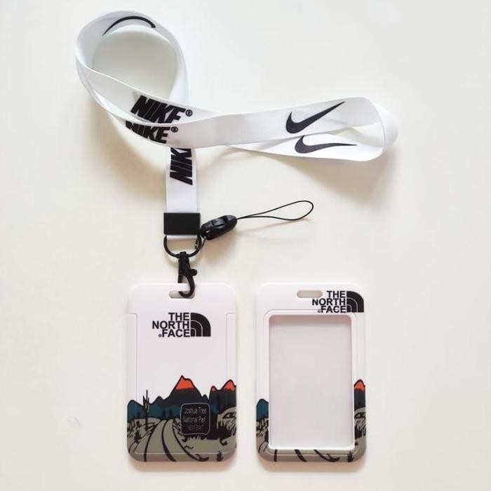 

Terbaik ID Card Holder Name Tag Lanyard / Kalung Wadah Kartu Identitas The North Face Nike