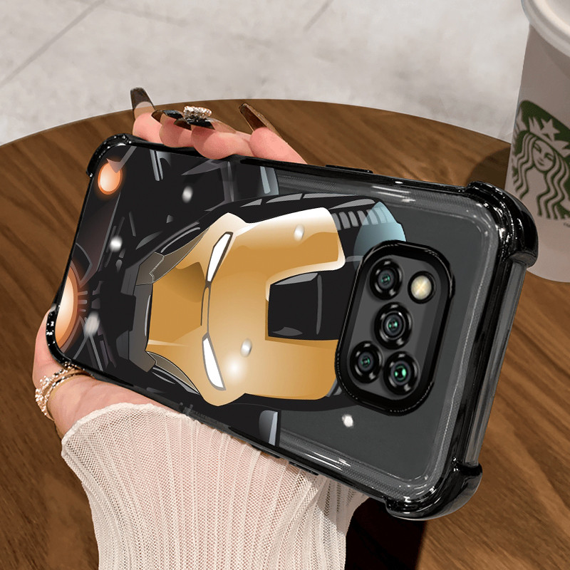 Casing Hp untuk Xiaomi POCO X3 POCO X3 NFC POCO X3 Pro Case Casing Mesin kartun pola Silikon Softcas