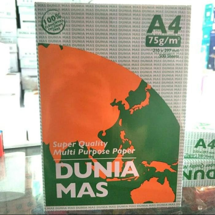 

Pilihan- Gratis Ongkir Kertas A4 70 Gram Dunia Mas