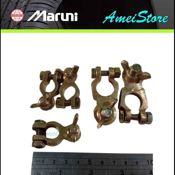 Klem kepala aki kecil Kuningan N40 /terminal aki mobil Kuningan