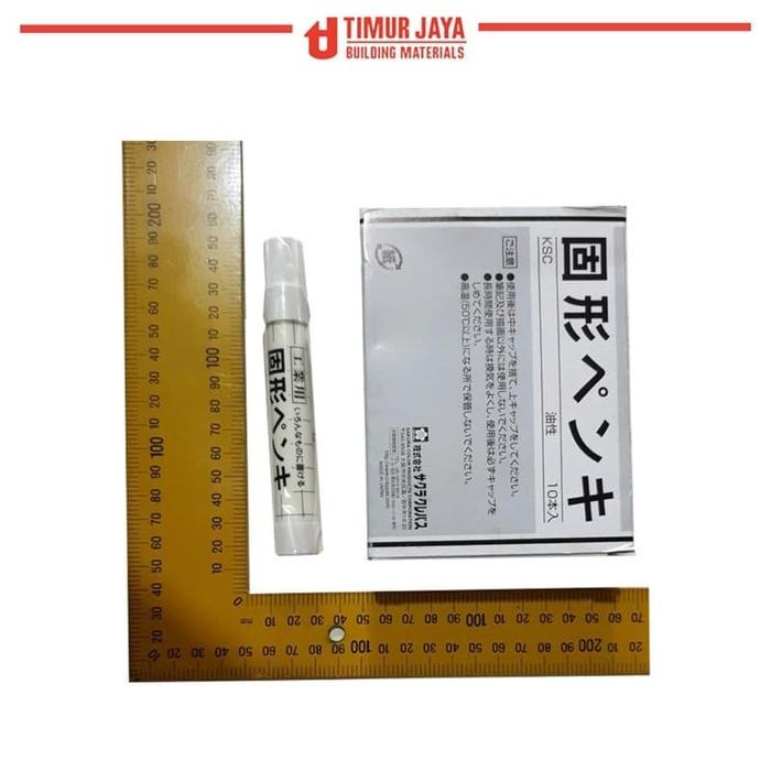 

SPIDOL SAKURA SOLID STEEL MARKER PENANDA BESI PERMANEN JAPAN PUTIH