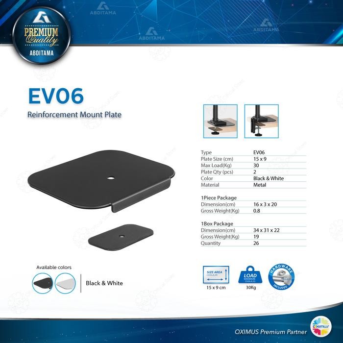 

Kit Plate Plat Penguat Protektor Pengaman Meja Bracket OXIMUS EV06 Desk