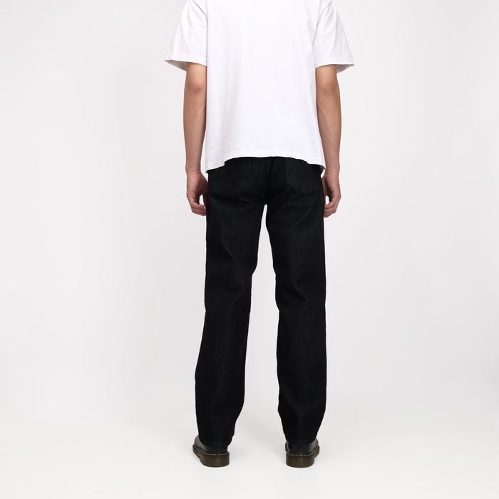 Rockmaker Celana Denim Regular Loose Castle Black Jeans Nyaman