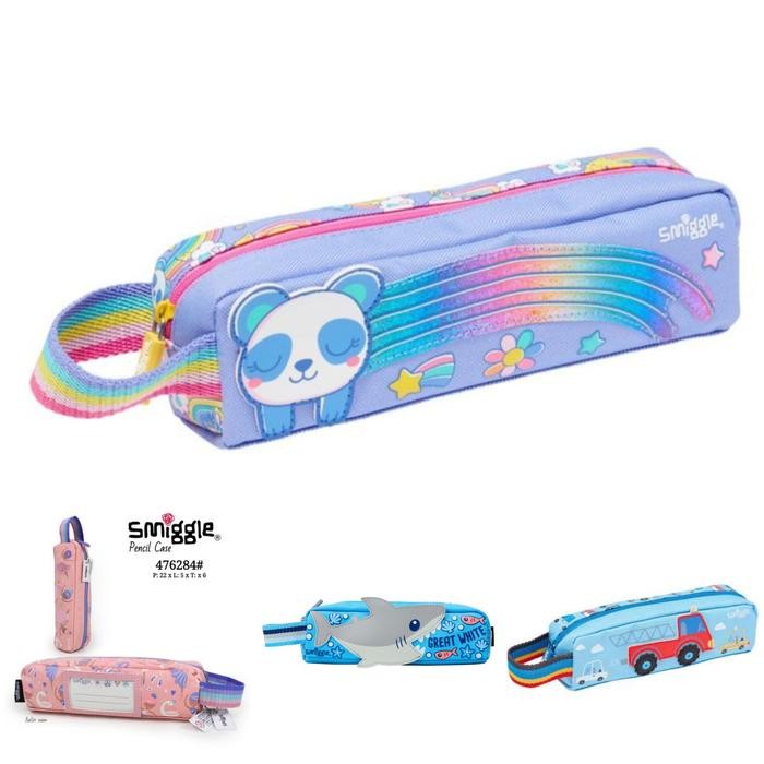 

RESTOCK SMIGGLE UP AND DOWN SOFT PENCIL CASE SHARK, RAINBOW