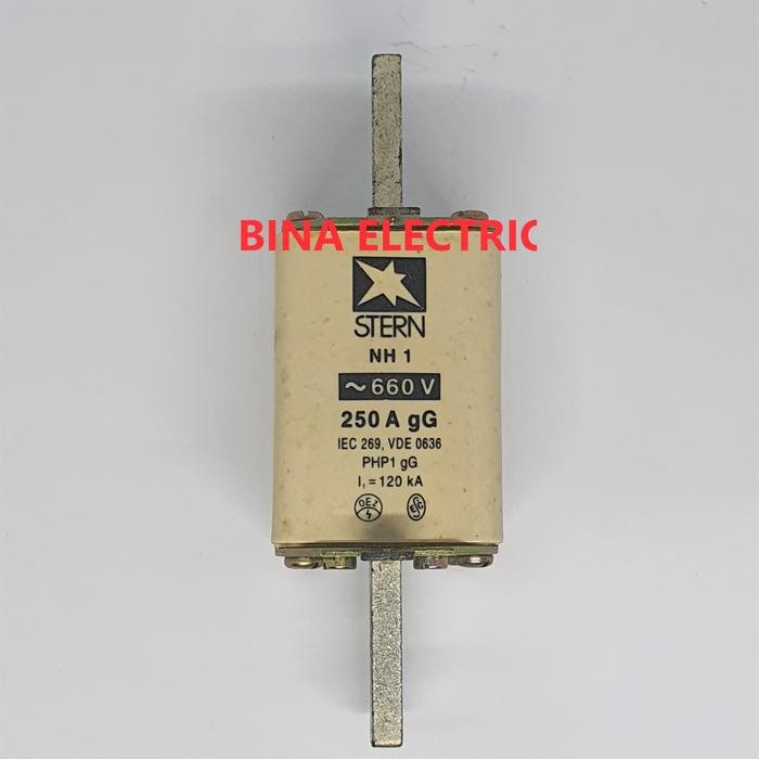 NH Fuse NH1 NH 1 STERN 250A / Sekering NH 1 STERN 250 Ampere Germany